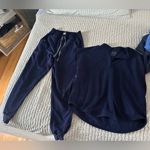 Navy blue Fig scrubs